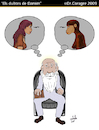 Cartoon: Els Dubtes de Darwin (small) by DrCoragre tagged humor,darwin,caricatura