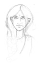 Cartoon: Sketch made for practice (small) by hansoleherbst tagged girl,sketch
