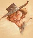 Cartoon: Mikey_Clint0250 (small) by mikeyzart tagged caricature,clint,eastwood,pastel,cartoon