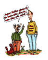 Cartoon: - (small) by noh tagged norbert,heugel,noh,aelziv,familie,sohn,vater