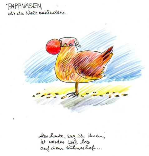 Cartoon: Pappnase (medium) by meinthema tagged tiere,