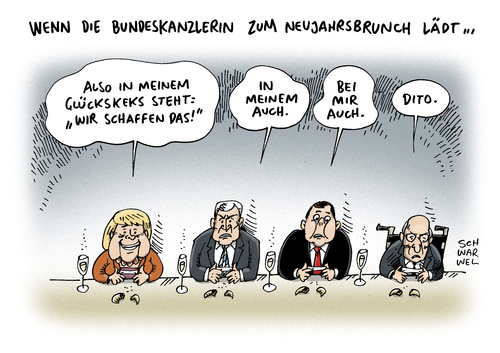 Cartoon: Agenda 2016 Merkel und Co (medium) by Schwarwel tagged agenda,2016,merkel,und,co,angela,angie,sigmar,gabriel,politik,neujahr,neues,jahr,karikatur,schwarwel,seehofer,agenda,2016,merkel,und,co,angela,angie,sigmar,gabriel,politik,neujahr,neues,jahr,karikatur,schwarwel,seehofer