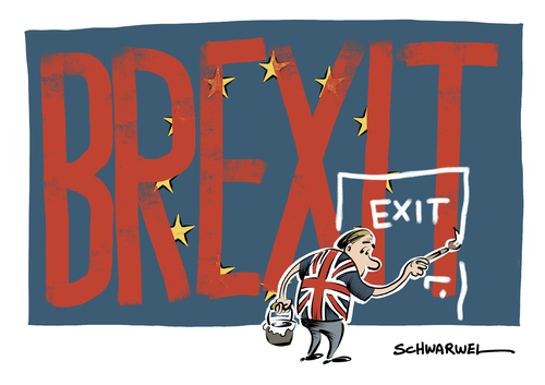 Cartoon: Brexit Referendum Wiederholung (medium) by Schwarwel tagged brexit,referendum,wiederholung,exit,karikatur,schwarwel,britain,england,großbritannien,eu,europäische,union,brexit,referendum,wiederholung,exit,karikatur,schwarwel,britain,england,großbritannien,eu,europäische,union