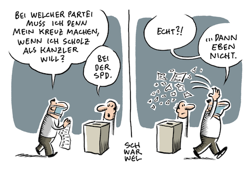 Bundestagswahl Scholz SPD