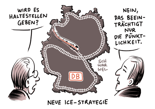 DB ICE Halt in Freiburg
