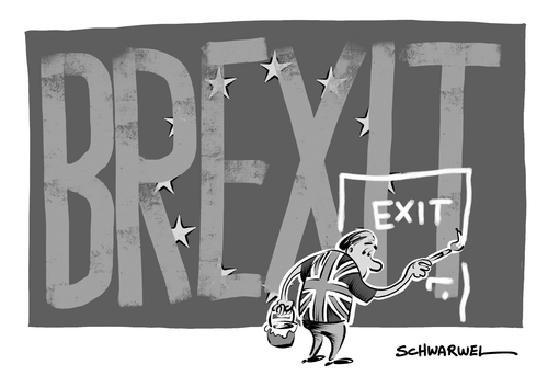 Cartoon: Exit aus dem Brexit (medium) by Schwarwel tagged brexit,referendum,wiederholung,exit,karikatur,schwarwel,britain,england,großbritannien,eu,europäische,union,brexit,referendum,wiederholung,exit,karikatur,schwarwel,britain,england,großbritannien,eu,europäische,union