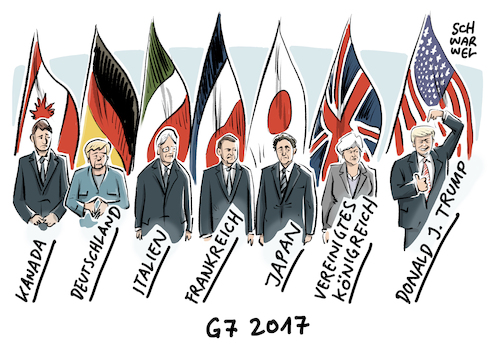 G7 Gipfel in Taormina Trump