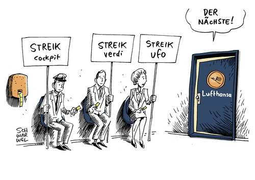Lufthansa Streik Bodenpersonal