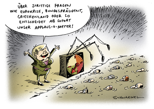 Cartoon: Merkel an allen Fronten (medium) by Schwarwel tagged bundeskanzlerin,angele,merkel,angie,front,politik,wirtschaft,deutschland,eu,eurokrise,krise,bundespräsident,griechenland,finanzen,macht,karikatur,schwarwel,bundeskanzlerin,merkel,eu,eurokrise,bundespräsident,griechenland