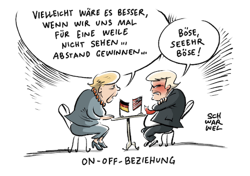 Cartoon: Merkels Bierzeltrede nach G7 (medium) by Schwarwel tagged merkel,donald,trump,us,usa,amerika,president,präsident,vertrauen,politik,politiker,deutschland,g7,gipfel,bierzeltrede,karikatur,schwarwel,merkel,donald,trump,us,usa,amerika,president,präsident,vertrauen,politik,politiker,deutschland,g7,gipfel,bierzeltrede,karikatur,schwarwel