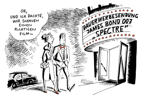 Neuer Bond Film Werbung
