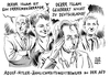 Cartoon: AfD zurrt Anti-Islam-Kurs fest (small) by Schwarwel tagged afd,alternative,für,deutschland,antiislam,antiislamistisch,extrem,terror,krieg,hass,wut,gewalt,partei,rechts,nazi,rechtsextrem,minarette,muezzins,karikatur,schwarwel,hitler,führer,adolf,islam,frauke,petry,storch