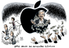Cartoon: Apple unerwartet hohe Gewinne (small) by Schwarwel tagged apple,unerwartet,hohe,gewinne,aktionäre,karikatur,schwarwel,konsument