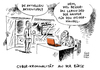 Cartoon: Cyber-Kriminalität Insiderhande (small) by Schwarwel tagged cyber,kriminalität,insiderhandel,insider,hacker,gehackte,firmendaten,daten,aktie,aktientipps,lernvideo,börse,karikatur,schwarwel