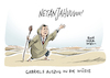 Cartoon: Eklat Israel Netanjahu Gabriel (small) by Schwarwel tagged eklat,israel,netanjahu,sigmar,gabriel,treffen,wüste,karikatur,schwarwel,politik,politiker,außenpolitik,staatsbesuch,absage