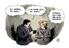 Cartoon: Groko Kabinett Energiepläne (small) by Schwarwel tagged grokp,große,koalition,kabinett,klausur,merkel,gabriel,energie,energiepläne,karikatur,schwarwel