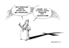 Cartoon: Kardinal Meisner Muslime (small) by Schwarwel tagged kardinal,meisner,muslime,karikatur,schwarwel,katholisch,kirche,pabst,familie,toleranz,nächstenliebe,liebe