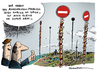 Cartoon: Lösung des Vulkanasche-Problems (small) by Schwarwel tagged deutsch bürokratie vulkan asche ausbruch lösung problem karikatur schwarwel