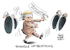 Cartoon: Merkel AKK von der Leyen (small) by Schwarwel tagged merkel,akk,kramp,karrenbauer,von,der,leyen,eu,parlament,kommissionspräsidentin,verteidigungsministerin,jens,spahn,wahl,wahlen,cdu,verteisigungsministerium,politik,politikerin,armee,soldaten,panzer,krieg,bundeswehr,cartoon,karikatur,schwarwel