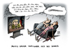 Cartoon: Neujahrsansprache 2014 Merkel (small) by Schwarwel tagged neujahrsansprache,bundeskanzlerin,angela,angie,merkel,2014,blablabla,langweilig,karikatur,schwarwel