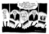 Cartoon: PEGIDA Regierung Opposition (small) by Schwarwel tagged pegida,regierung,opposition,wirre,forderung,rechts,nazi,hooligans,merkel,gabriel,von,der,leyen,minister,staat,politik,karikatur,schwarwel