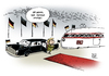Cartoon: Pofalla Bahn (small) by Schwarwel tagged pofalla,kritik,wechsel,kanzleramtchef,deutsche,bahn,merkel,roter,teppich,politik,karikatur,schwarwel