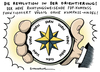 Cartoon: Richtungslosigkeit in der FDP (small) by Schwarwel tagged fdp,situation,kompass,richtung,guido,westerwelle,partei,deutschland,karikatur,schwarwel