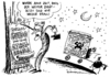Cartoon: Sarrazin u. andere Wichtigkeiten (small) by Schwarwel tagged sarrazin,angela,merkel,guido,westerwelle,wichtigkeiten,atom,karikatur,schwarwel