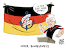 Cartoon: Steinmeier Bundespräsident (small) by Schwarwel tagged steinmeier,bundespräsident,wahl,popeye,anker,der,hoffnung,spinat,bundespräsidentenwahl,karikatur,schwarwel