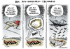 Cartoon: Syrien Türkei (small) by Schwarwel tagged syrien,türkei,kampf,gewalt,krieg,terror,hass,tot,flieger,flugzeug,absturz,karikatur,schwarwel,kampfjet,jet