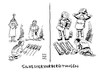 Cartoon: Terrorangst Silvesterfeiern (small) by Schwarwel tagged terrorangst,silvesterfeiern,terror,angst,hass,gewalt,flüchtlingsheime,anschlag,sicherheitsvorkehrungen,silvester,flüchtlinge,nazis,rechts,karikatur,schwarwel,polizei