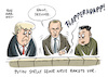 Cartoon: Trump Putin Kim Jong Un (small) by Schwarwel tagged trump,putin,us,usa,russland,kim,jong,un,atomknopf,atomwaffen,nordkorea,korea,atomkrieg,atomar,krieg,waffen,gewalt,diktator,diktatur,machthaber,politik,politiker,atomwaffe,nuklear,waffenarsenal,amerika,america,sicherheit,atomprogramm,atomtest,raketentest,rakete,raketen,pjöngjang,militär,ausland,krisen,konflikte,krise,konflikt,südkorea,karikatur,schwarwel,wahl,cartoon