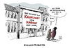 Cartoon: Übernahme Karstadt Kaufhof (small) by Schwarwel tagged übernahme,karstadt,kaufhof,rene,benko,karikatur,schwarwel