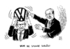 Cartoon: VW Altvater Piech Kampf (small) by Schwarwel tagged vw,altvater,piech,kampf,position,volkswagen,chef,karikatur,schwarwel