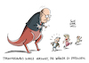 Cartoon: Wahlkampf Martin Schulz (small) by Schwarwel tagged martin,schulz,bundeskanzler,kanzlerkandidat,wahl,wahlen,bundestagswahl,bundestagswahlkampf,wahlkampf,spd,partei,soziale,gerechtigkeit,wahlprogramm,wähler,erststimme,zweitstimme,karikatur,schwarwel