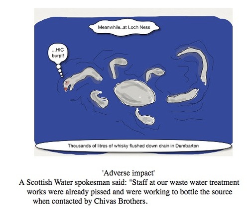 Cartoon: Whisky wash away (medium) by Toonopia tagged drink