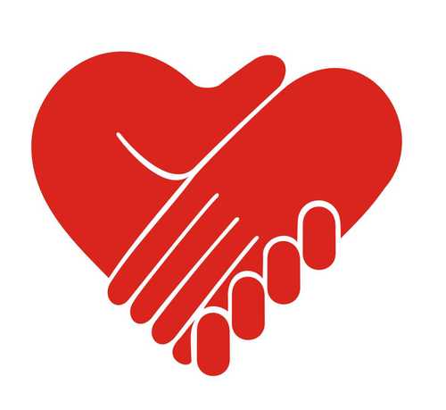 Cartoon: Caring Hand Logo (medium) by etc tagged logo,heart,kids,care