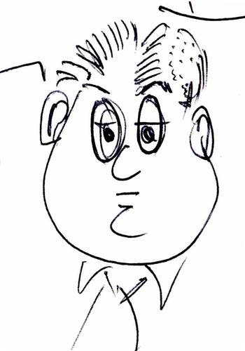 Cartoon: Kritzel (medium) by manfredw tagged charakter,gesicht,face,kritzel