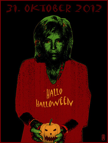 Cartoon: hallohalloween 2012 (medium) by edda von sinnen tagged halloween,hallo,2012,monster,grüße,grusel,kürbis,pumpkin,edda,von,sinnen,illustration
