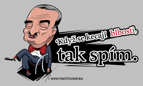 Cartoon: Karel Schwarzenberg (medium) by tinotoons tagged sleep,politician,foreign,affairs,czech,ministry