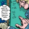 Cartoon: Knobel! Knobel! (small) by Comiczeichner tagged zahlen,verletzt,verband,hand