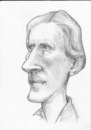 Cartoon: John Bennett (small) by davide calandrini tagged caricature,personaggi,famosi,cultura,arte,spiritualita,letteratura,disegni
