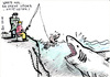 Cartoon: Angelköter (small) by bob tagged angeln hund köter hai