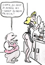 Cartoon: Die neue Frisur (small) by bob tagged ehe,friseur,frisur,mann,frau
