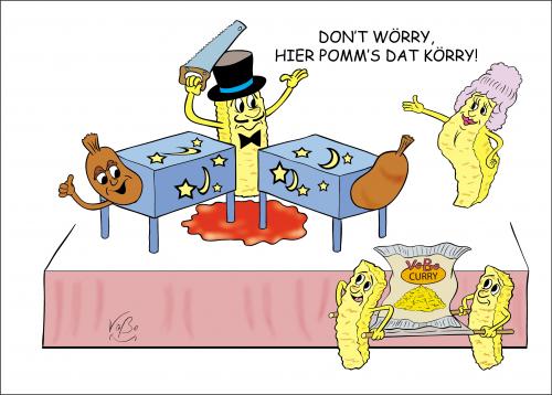 Cartoon: CURRY WURST CONTEST 071 (medium) by toonpool com tagged currywurst,contest