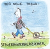 Cartoon: Steuerhinterherzieher (small) by Busch Cartoons tagged steuer,finanzen,betrug,hoenes,bayern,gericht,urteil