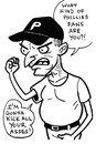 Cartoon: toon 34 (small) by kernunnos tagged stupid,redneck,drunken,douchebag,in,sports,bar,shut,the,fuck,up,asshole,were,trying,to,watch,game
