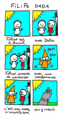 Cartoon: Filipo DADA (medium) by lpedrocchi tagged humour,art,filipo,