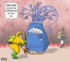 Cartoon: ebola (small) by raim tagged ebola,virus,professionals