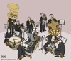 Cartoon: orchestra (small) by raim tagged cartoon,raim,orchestra